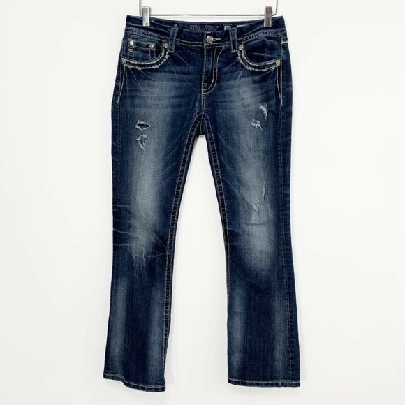 Miss Me Womens Easy Boot Jeans Size 29 or 8 - Picture 2 of 8